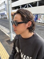 ヘアーサロン グラブ(hair Salon grab)&nbsp;ニュアンスウェーブのメンズミディアム