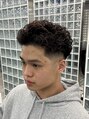 刈部倶楽舞 難波店 フェードとの組み合わせ◎【リバースパーマ/ラルフカール】