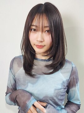 ケーツー エソラ池袋店(K-two) ミディアムヘア*ミディアムレイヤーカット*顔周り*髪質改善