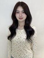 アクシス 栄店(`AXIS)&nbsp;平田/ワンホンレイヤー/ミルクティーブロンド/ダークブルー/栄
