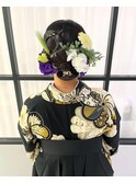 卒業式ヘアセット
