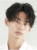 原宿メンズパーマツイストスパイラルパーマフリンジカット強め
