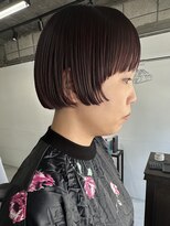 アワイ 池袋 椎名町店(awai)&nbsp;ボブ/フレンチボブ/ラウンド前髪/ピンクブラウン/髪質改善
