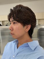 スヴニール(souvenir)&nbsp;メンズパーマ　フェザーパーマ　毛流れパーマ