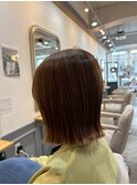 切りっぱなしボブ