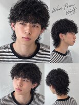 サロン(SALON)&nbsp;20代がハマる　波巻きウルフパーマ