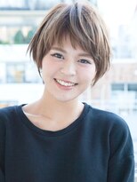 パティオンツー(PATIONN2)&nbsp;マッシュスポンテニアスフリンジバンググレージュボブショート