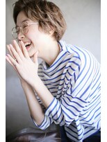 ソイ コンク 下北沢(soi conc)&nbsp;サイドバックショート×プラチナベージュ