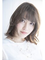 ビューティーアンドケアカロン(Beauty and Care CALON)&nbsp;【表情を甘く彩る】抜け感のあるレディなロブ/スタイル