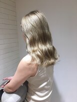 エイト 溝の口店(EIGHT)&nbsp;【EIGHT溝の口】お客様スタイル_デザインカラー切りっぱなしボブ