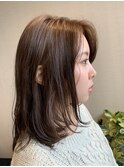 affetto 永井健二 ブルーアッシュ ミディ
