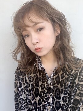 アルバム 銀座(ALBUM GINZA) カジュアルウエーブ_アッシュブラウンネオウルフ_27130