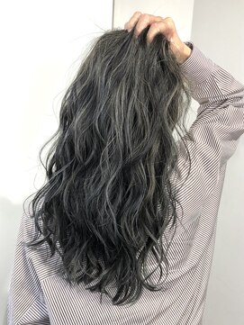 フォーク(FOLK) KASUMI 外国人風マットグレーハイライト　　　　【恵比寿 FOLK】