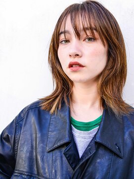 カンナ(Canna) エアリーミディ/ショートパーマ/黒髪/ホワイトアッシュ/TOKIO