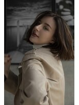 リバレッジ 広尾(Leverage)&nbsp;海外風大人のお洒落切りっぱなしボブ