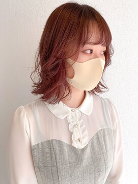 ジェム(GEM) レッドラベンダー/切りっぱなしボブ/外ハネ