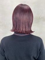 アルバム 銀座(ALBUM GINZA)&nbsp;パープルボブ_ラベンダーカラーくびれミディ_ba328841