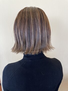 オール 学園前店(oar) 切りっぱなしボブ