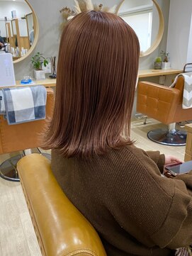 メアリー バイ メリー(marry by merry) 【立町メアリーバイメリー】☆ピンクオレンジ×ケアブリーチ☆