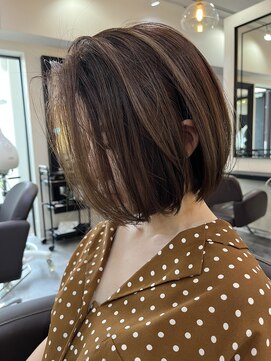 サロンドミルク 溝の口店(salon de MiLK) 20代30代40代/ボブ/ミニボブ/ベージュカラー［溝の口］