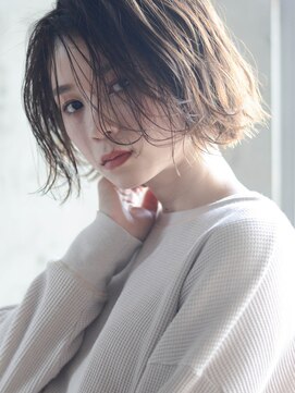 エムクランメイクス 原宿 表参道(m.clan MAKE'S) 大人かわいいハンサムショートマッシュ似合わせカット前髪パーマ