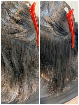 アイリス(Iris) 酸性縮毛矯正でダメージレスのストレートヘアに☆