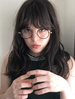 フランチェスカ(Francesca) 束感ルーズウェーブ　透明感カラー　暗髪