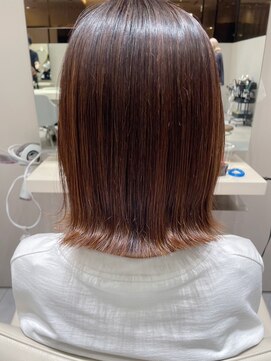 コルソ バイ ケーツー(CORSO by k-two) 外ハネボブ*チョコレート*髪質改善トリートメント*白髪染め