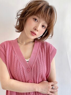 トゥーリ(tuuli) tuuli☆20代30代40代ベビーバングショコラベージュワンカール