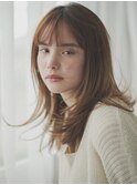 くすみすぎない柔らかベージュ透明感カラー
