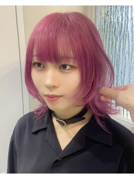 アソビセカンド 原宿(ASOBI 2nd) 前髪/マチルダボブ/ピンクベージュ/インナーグレージュ/表参道