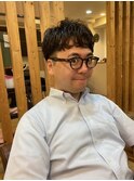 髪質改善　ビフォーアフター　その742（メンズパーマ）