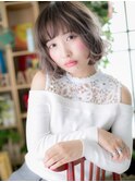 ホワイトアッシュハイライト外国人風大人ボブc5浦和10代20代30代
