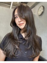 ジーナ(XENA) レイヤーカット×ブラウンカラー×渋谷