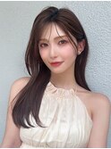 ☆美髪イヤリングカラーミニウルフ外ハネボブくびれヘア