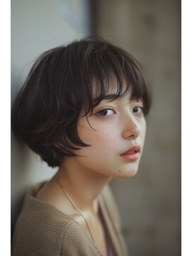 ラナ 新宿(lana) マッシュボブ/ワイドバング/顔まわり/【lana hair 新宿】