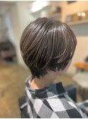 大人可愛いヘルシースタイル大人ボブ30代40代50代グラボブ#295