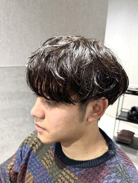 テクト バイアッシュ 吉祥寺店(Tect by Ash) 緩めシャドウパーマブラウンマッシュ