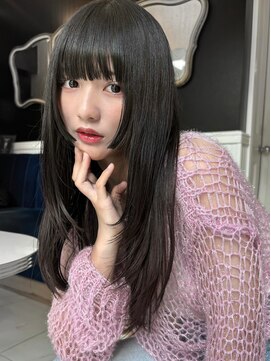 ハロ(Halo) 『 カット 』厚めバング/姫カット/レイヤー