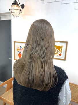 イコ 表参道原宿(ico) ブリーチなし オリーブベージュ