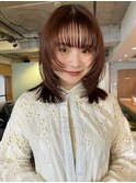 【あきら】ミディアムレイヤーカット