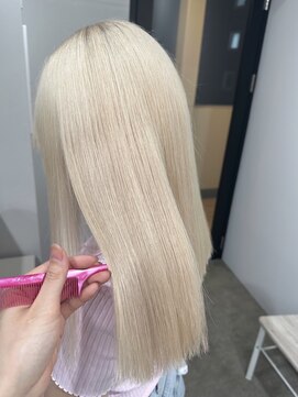 リグ 横浜(Lig.) 抜きっぱなしブリーチホワイトブロンドケアブリーチダブルカラー