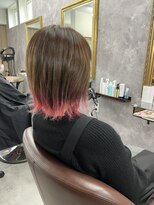 キュアスペース(CURE SPACE)&nbsp;毛先カラー【ピンク】