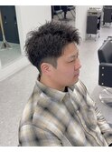 スパイキーショートスパイキーパーマ