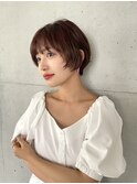 顔まわりレイヤーショート