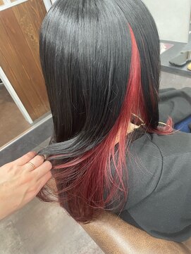 ヘアメイク アージュ(hair make age) レイヤー・インナーカラー