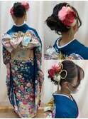 編み込みアレンジシニオン