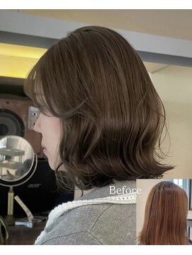 アンプラグド(unplugged) 【人気】ダブルカラーで透明感