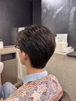 クロムトウキョウ ザ バーバー 新宿本店(CHROM TOKYO the Barber)&nbsp;ナチュラルセンターパート