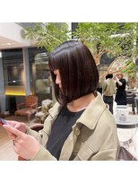 キミトヘアデザインアンドスパ(Kimito Hair design&spa)&nbsp;韓国風ボブ/髪質改善/小顔/20代/艶髪/ぱつっとボブ/縮毛矯正